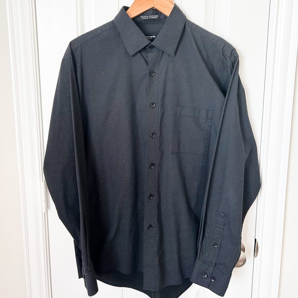 Pierre Cardin Button-Front Size Large